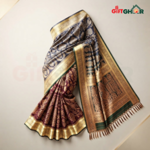 খাঁটি হাতে বোনা জামদানি শাড়ি