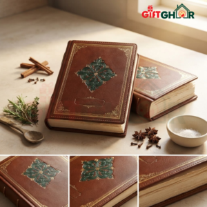 বেসপোক হ্যান্ড-বাউন্ড ফ্যামিলি রেসিপি বুক