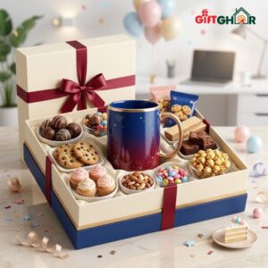 কলিগ বার্থডে মগ ও স্ন্যাক্স কম্বো