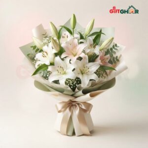 লিলি ফ্লাওয়ার বুকে