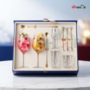 প্রিমিয়াম ক্রিস্টাল মকটেল ও বার গ্লাস সেট