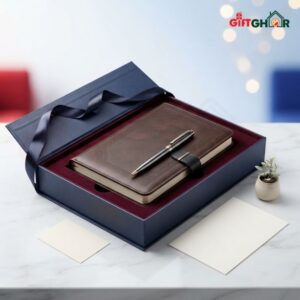 প্রিমিয়াম লেদার জার্নাল ও পেন গিফট সেট