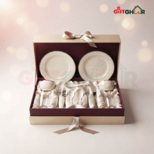 ওয়েডিং কাপল ডিনার ও কাটলারি গিফট সেট