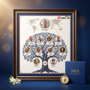 প্রবাসী কাস্টম ফ্যামিলি ট্রি আর্ট