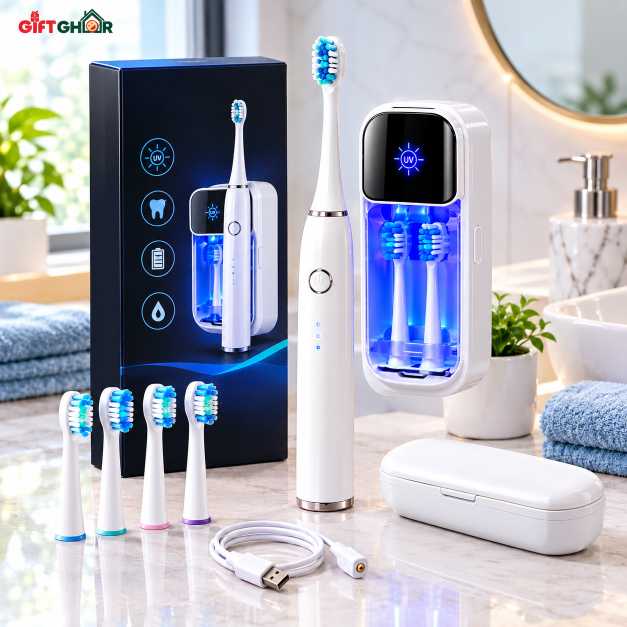 স্মার্ট UV স্যানিটাইজার ইলেকট্রিক টুথব্রাশ